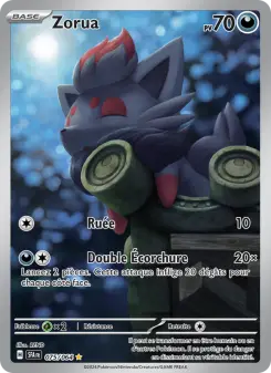 Zorua — carte 075 de l’extension Fable Nébuleuse