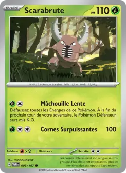 Scarabrute — carte 003 de l’extension Mascarade Crépusculaire