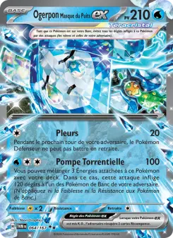 Ogerpon Masque du Puits-ex — carte 064 de l’extension Mascarade Crépusculaire
