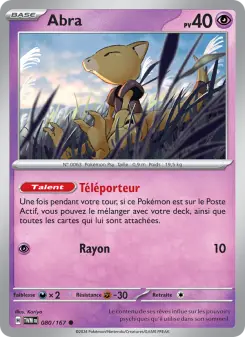 Abra — carte 080 de l’extension Mascarade Crépusculaire