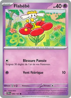 Flabébé — carte 086 de l’extension Mascarade Crépusculaire