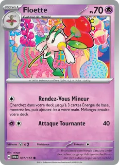 Floette — carte 087 de l’extension Mascarade Crépusculaire