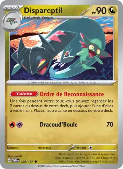 Dispareptil — carte 129 de l’extension Mascarade Crépusculaire