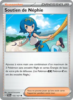 Soutien de Néphie — carte 155 de l’extension Mascarade Crépusculaire