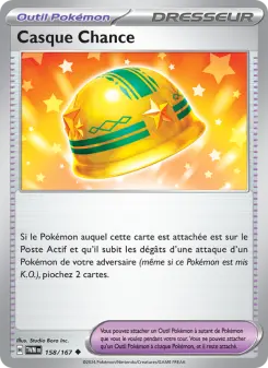 Casque Chance — carte 158 de l’extension Mascarade Crépusculaire
