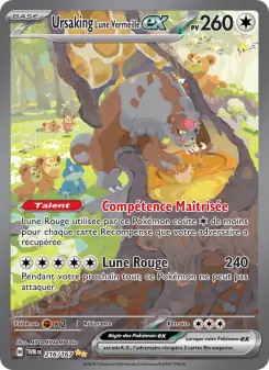 Ursaking Lune Vermeille-ex — carte 216 de l’extension Mascarade Crépusculaire