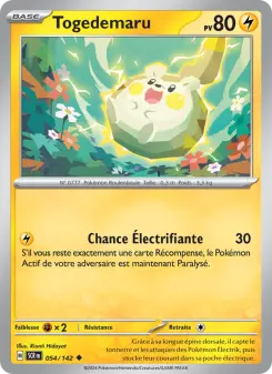 Togedemaru — carte 054 de l’extension Couronne Stellaire