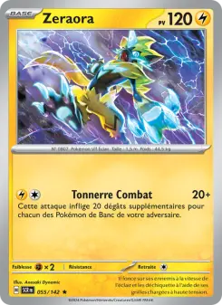Zeraora — carte 055 de l’extension Couronne Stellaire