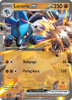 Lucario-ex — carte 082 de l’extension Couronne Stellaire