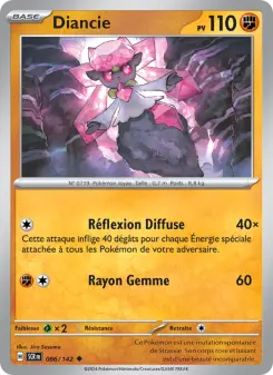 Diancie — carte 086 de l’extension Couronne Stellaire