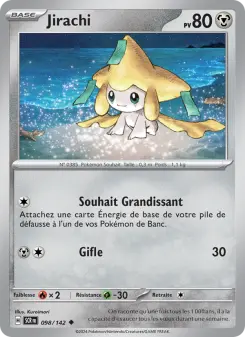 Jirachi — carte 098 de l’extension Couronne Stellaire