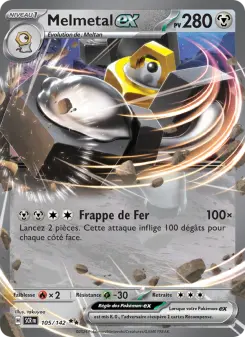 Melmetal-ex — carte 105 de l’extension Couronne Stellaire
