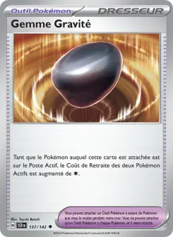 Gemme Gravité — carte 137 de l’extension Couronne Stellaire