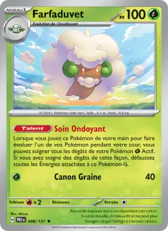 Farfaduvet — carte 008 de l’extension Évolutions Prismatiques