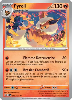 Pyroli — carte 013 de l’extension Évolutions Prismatiques