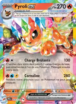 Pyroli-ex — carte 014 de l’extension Évolutions Prismatiques