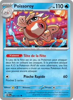 Poissoroy — carte 021 de l’extension Évolutions Prismatiques