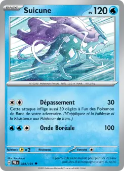 Suicune — carte 024 de l’extension Évolutions Prismatiques