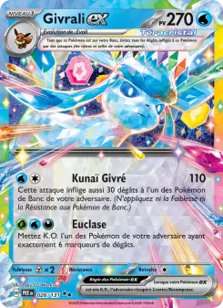 Givrali-ex — carte 026 de l’extension Évolutions Prismatiques