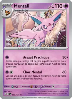 Mentali — carte 033 de l’extension Évolutions Prismatiques