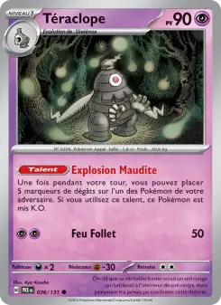 Téraclope — carte 036 de l’extension Évolutions Prismatiques