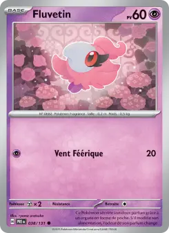 Fluvetin — carte 038 de l’extension Évolutions Prismatiques