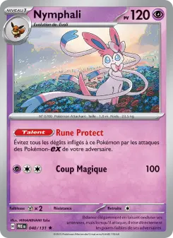 Nymphali — carte 040 de l’extension Évolutions Prismatiques