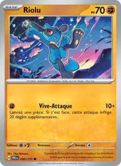 Riolu — carte 050 de l’extension Évolutions Prismatiques