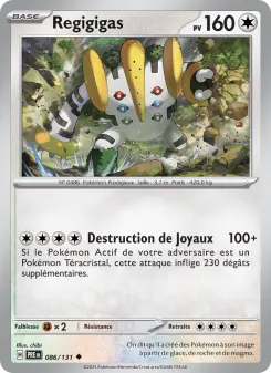 Regigigas — carte 086 de l’extension Évolutions Prismatiques