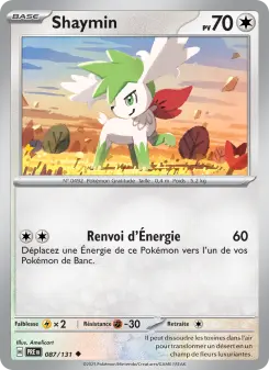Shaymin — carte 087 de l’extension Évolutions Prismatiques