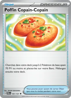 Poffin Copain-Copain — carte 101 de l’extension Évolutions Prismatiques