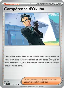 Compétence d'Okuba — carte 115 de l’extension Évolutions Prismatiques