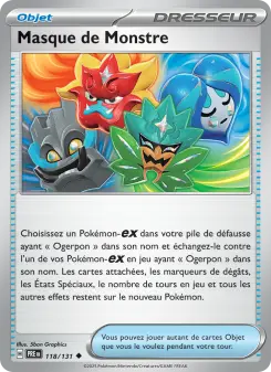 Masque de Monstre — carte 118 de l’extension Évolutions Prismatiques