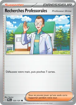 Recherches Professorales — carte 123 de l’extension Évolutions Prismatiques