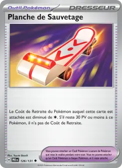 Planche de Sauvetage — carte 126 de l’extension Évolutions Prismatiques