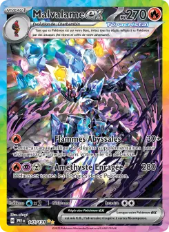 Malvalame-ex — carte 147 de l’extension Évolutions Prismatiques