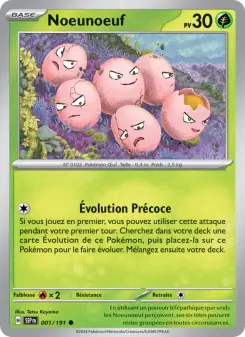 Noeunoeuf — carte 001 de l’extension Étincelles Déferlantes