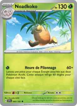 Noadkoko — carte 003 de l’extension Étincelles Déferlantes