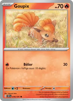 Goupix — carte 016 de l’extension Étincelles Déferlantes