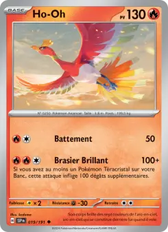Ho-Oh — carte 019 de l’extension Étincelles Déferlantes