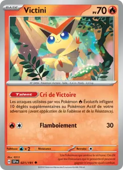 Victini — carte 021 de l’extension Étincelles Déferlantes
