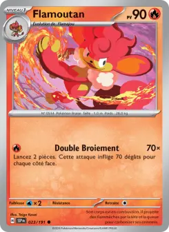 Flamoutan — carte 023 de l’extension Étincelles Déferlantes