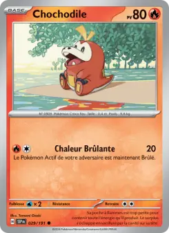 Chochodile — carte 029 de l’extension Étincelles Déferlantes