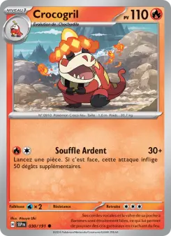 Crocogril — carte 030 de l’extension Étincelles Déferlantes