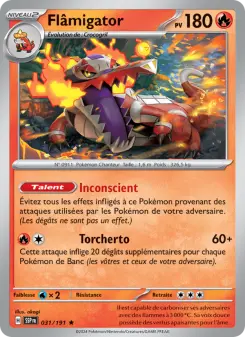 Flâmigator — carte 031 de l’extension Étincelles Déferlantes