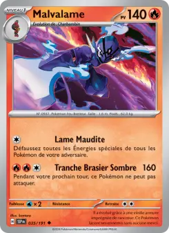 Malvalame — carte 035 de l’extension Étincelles Déferlantes