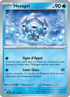 Hexagel — carte 047 de l’extension Étincelles Déferlantes