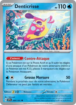 Denticrisse — carte 049 de l’extension Étincelles Déferlantes