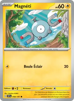 Magnéti — carte 058 de l’extension Étincelles Déferlantes