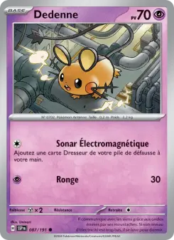 Dedenne — carte 087 de l’extension Étincelles Déferlantes